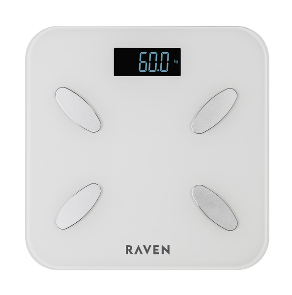 Напольные весы RAVEN 1183278, белый купить по низкой цене с доставкой в ...