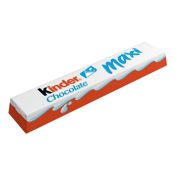 Шоколад Kinder Chocolate Maxi молочный 21 г - 1 плитка - купить с ...