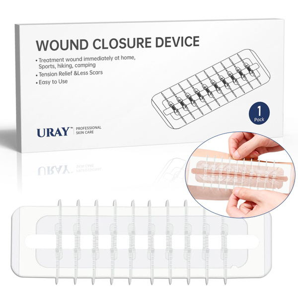 URAY Пластырь для стягивания ран, 19.6х6 см, 1 шт.Подходит для ...