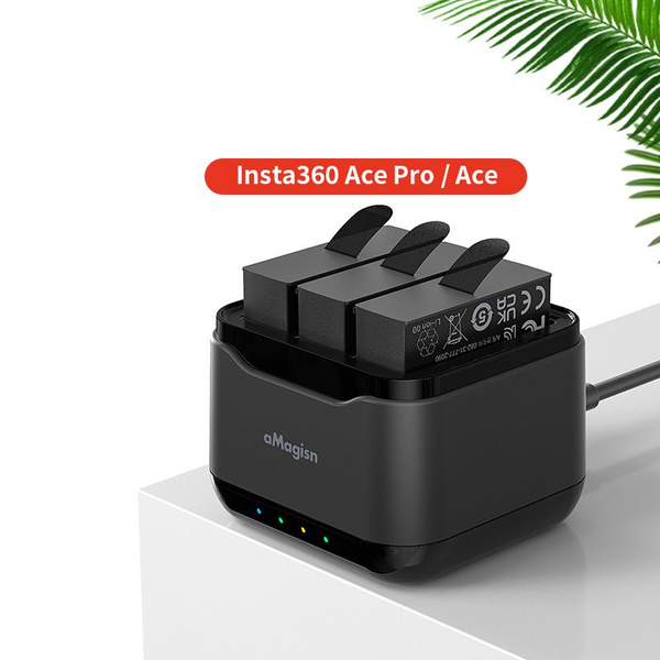 Хаб для зарядки 3 аккумуляторов для экшн-камеры Instа360 Асe Pro / Асe ...