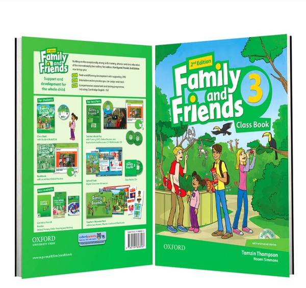 Family and Friends 3 (2nd edition) Class Book + Workbook + CD/DVD ...