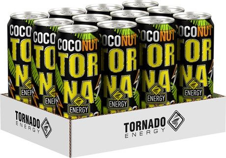 Напиток энергетический Tornado Coconut (Торнадо Какос) , 12 шт по 450 ...