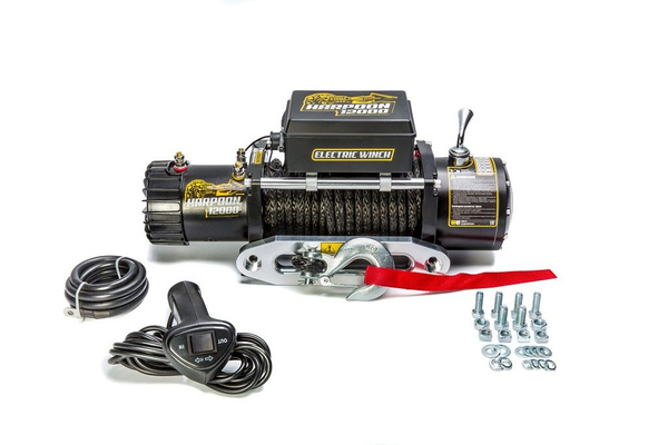 Лебедка автомобильная Electric Winch Лебедка Harpoon 12000 ...