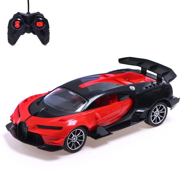 Машинка на пульте управления Bugatti Chiron 1:16 Красный / Черный ...