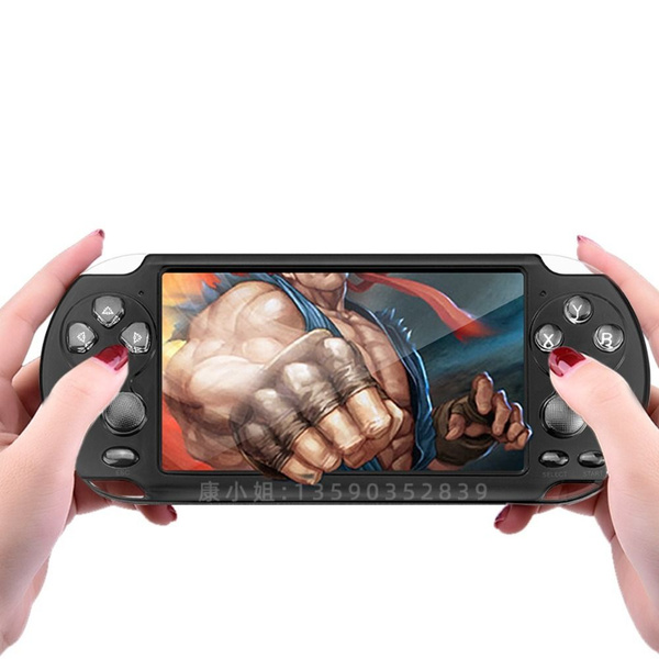 Игровая консоль X9, большой 5,1-дюймовый экран и двойной джойстик PSP ...