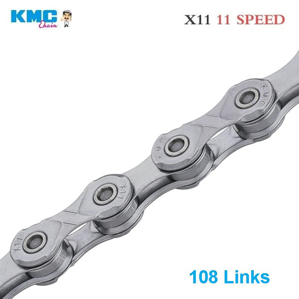 Цепь, "KMC" X11 с соед.звеном, 108 звеньев для 11 скоростных ...