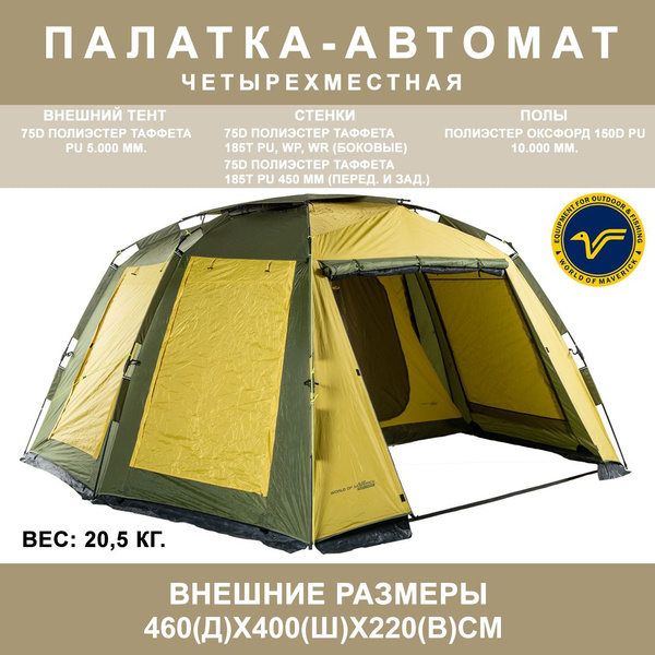 Палатка 4-местная World of Maverick Cruise Comfort-b8ba353b1c2b ...