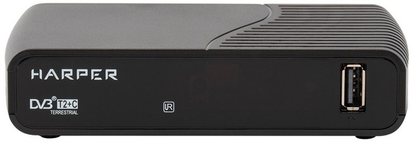 ТВ-тюнер Harper HDT2-1130, черный купить по выгодной цене в интернет ...