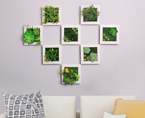 Панно квадратики цветы искусственные 15*15 квадрат 50А15 см купить c ...
