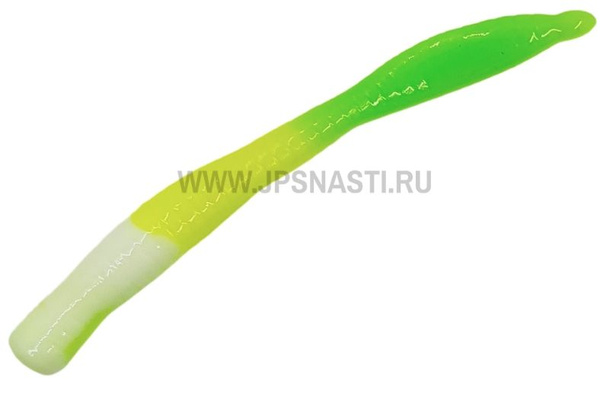 Силиконовые приманки Cool Place Bomber Stretch, белый/шартрез/зеленый ...