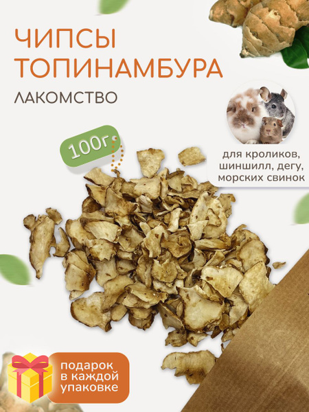 Сухой корм - лакомство Чипсы топинамбура 100 г купить на OZON по низкой ...