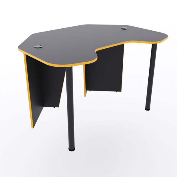 Игровой компьютерный стол Stalkermebel Угол с полкой для монитора и ...