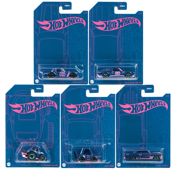 Машинка коллекционная Mattel Hot Wheels 2022 год, 54-я годовщина серии ...