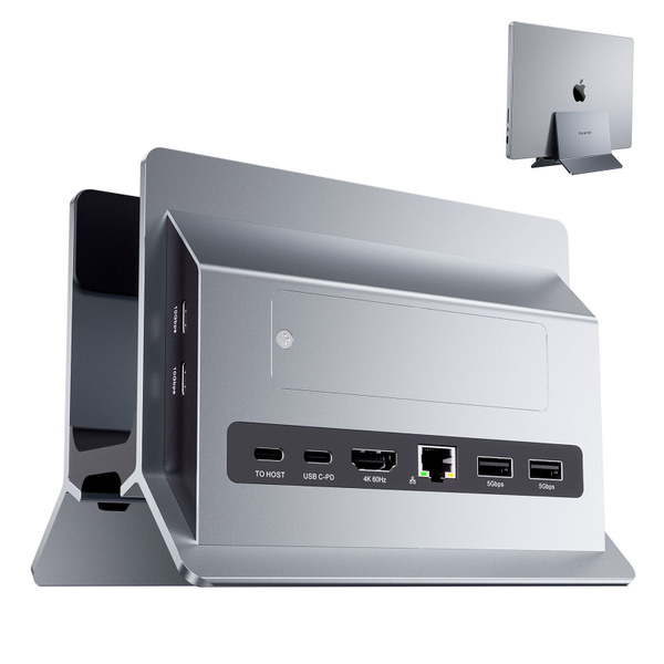 Док-станция PULWTOP USB C с HDMI 4K, 3 USB, PD3.0, аудиоразъемом 3,5 мм ...