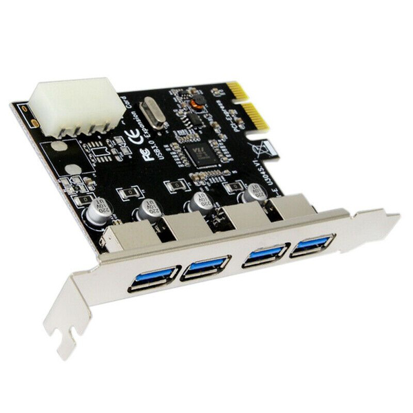 Адаптер карты расширения PCI Express с 4 портами PCI E на USB 3.0 HUB ...
