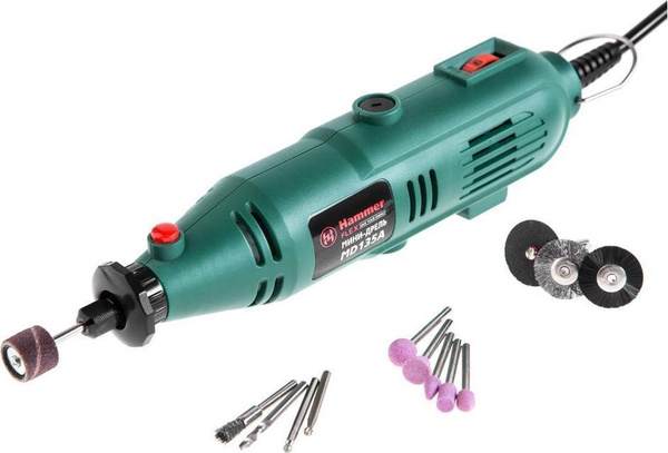 Профессиональная мини-дрель Hammer Flex MD135A 135 Вт 32000 об/мин ...