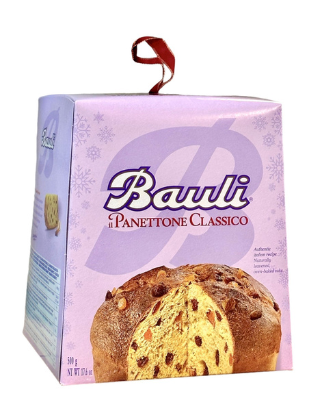 Кулич (кекс) Bauli Classico Панеттоне с изюмом и цукатами, 500г, Италия ...