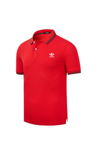 Поло adidas Originals, размер 56, цвет малиново-красный, 95% Хлопок; 5% ...