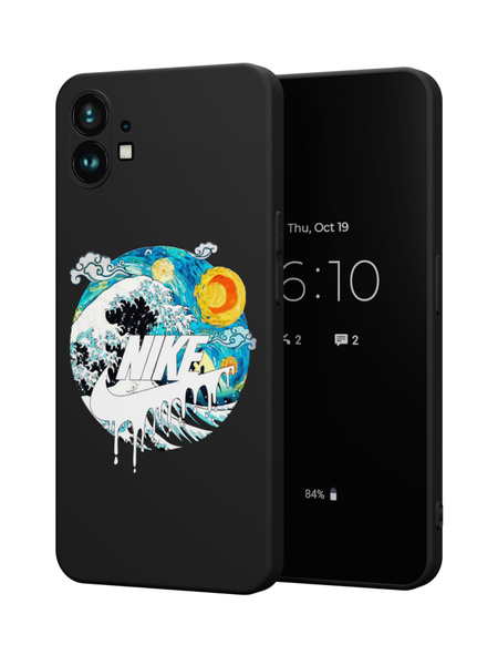 Силиконовый чехол Novel для Nothing Phone 1 (Насинг Фон 1), Nike и ...