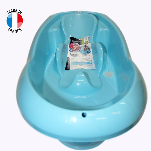 Эргономическая детская ванночка Thermobaby, Франция, голубая 1487 ...