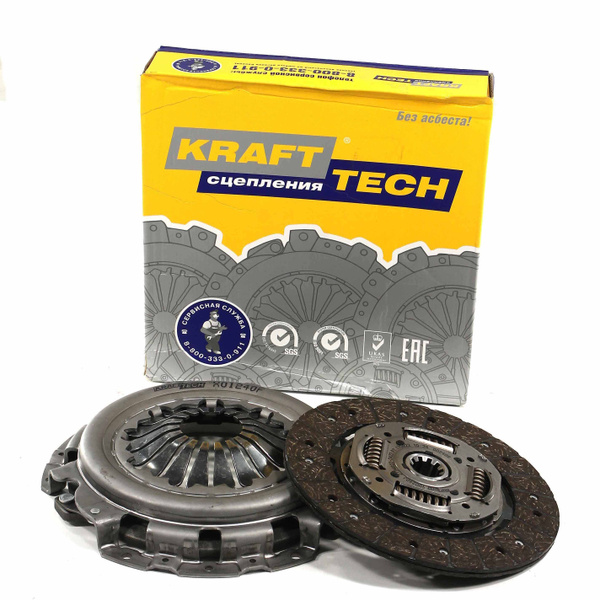 Комплект сцепления УАЗ Патриот - KraftTech арт. W01240H9 - купить по ...