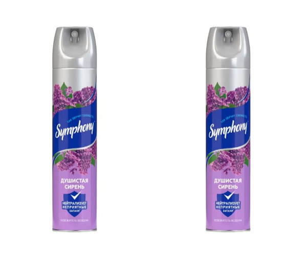 Symphony Expert Освежитель воздуха Душистая сирень 300см3, 2 шт ...