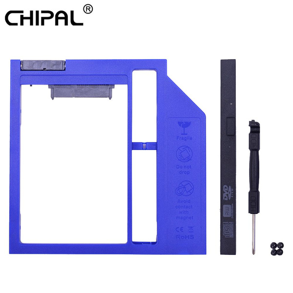 CHIPAL Переходник для SSD(HDD) в ноутбук вместо DVD, Optibay 9,5 ...