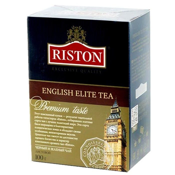Riston Черный и зеленый чай, English Elite Tea, 100 гр. - купить с ...