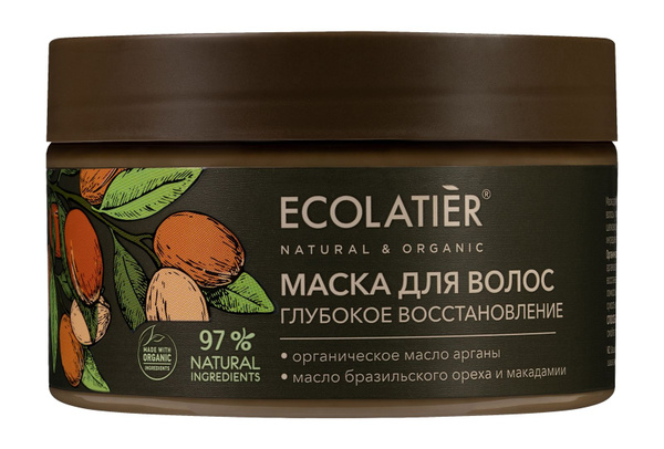 Ecolatier Маска для волос, 250 мл - купить с доставкой по выгодным ...