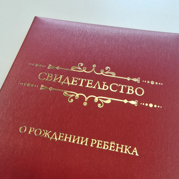 Папка обложка для документа свидетельство о рождении нового образца ...
