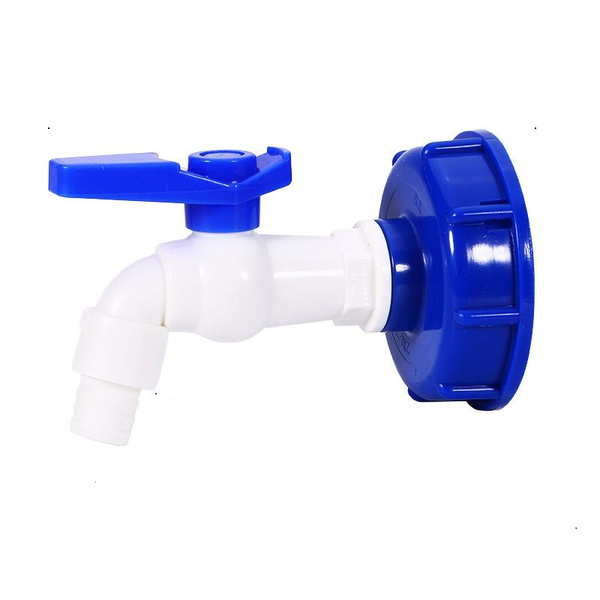 Кран 3/4" с переходником на еврокуб 2"(S60) х 3/4"(внутренняя резьба ...