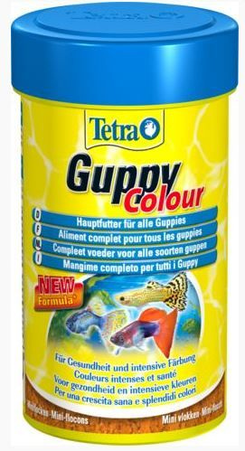 Корм для гуппи - усиление окраса Guppy Colour 100мл - купить с ...