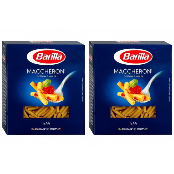 Barilla Макароны Maccheroni Маккерони, 450 г, 2 уп - купить с доставкой ...