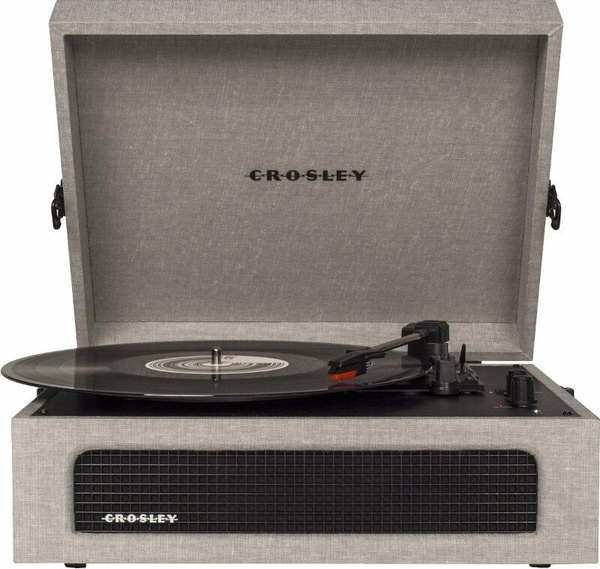 Виниловый проигрыватель Crosley Voyager, серый по низкой цене с ...