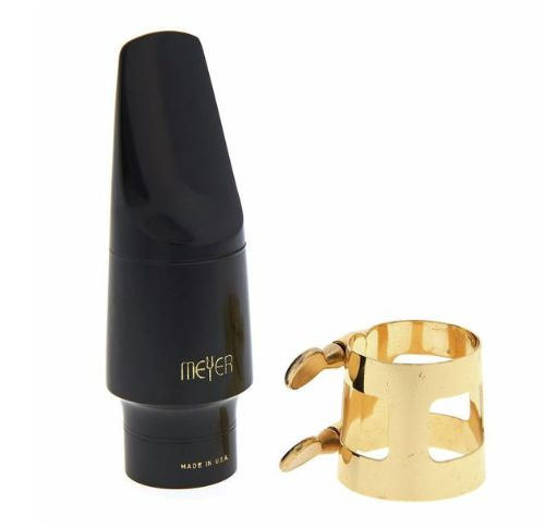 Мундштук для Альт-саксофона Meyer 7M эбонитовый с лигатурой и колпачком ...