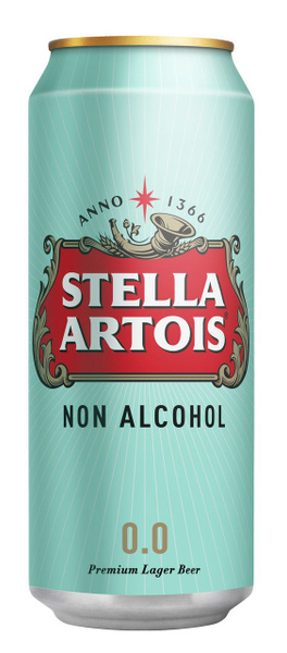 Пиво Stella Artois / Стелла Артуа светлое безалкогольное, 0.45л - 24 ...