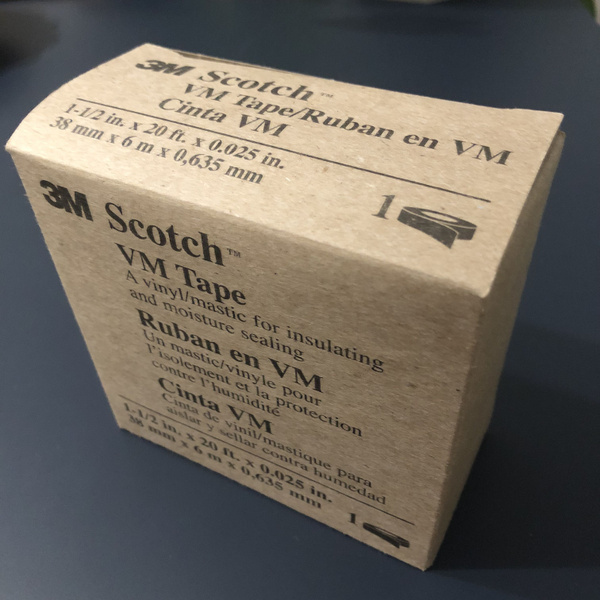 Характеристики ЗМ Скотч VM лента винил-мастика , 38 мм х 6 м, 3M Scotch ...