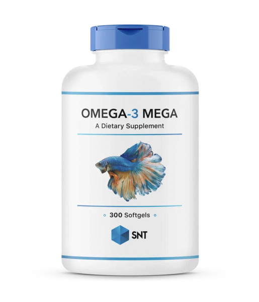 SNT, Omega-3 MEGA, Омега-3 Мега, 300 капсул - купить с доставкой по ...