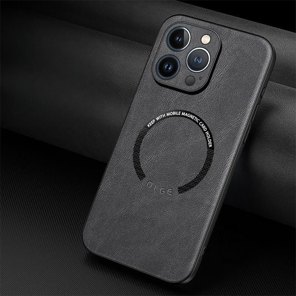 Классическая кожа MagSafe чехол для Apple iPhone 12 Pro Max ( айфон 12 ...