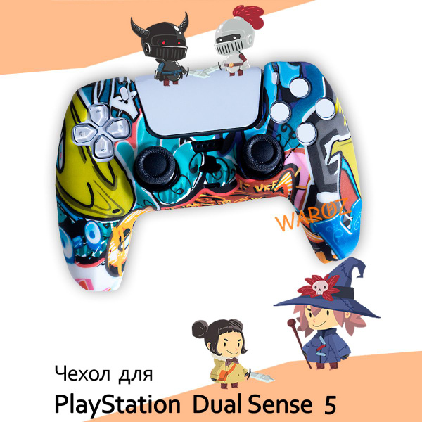 Силиконовый чехол WAROZ для геймпада Dualsense PS5 на контроллер ...