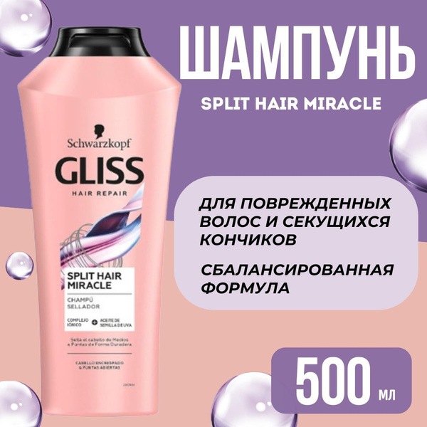 Шампунь 500 мл Gliss Kur Split Hair Miracle уплотняющий для ...
