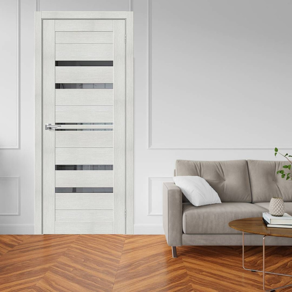 Межкомнатная дверь BV 30 Bianco 700х2000 с зеркалом (комплект) - купить ...