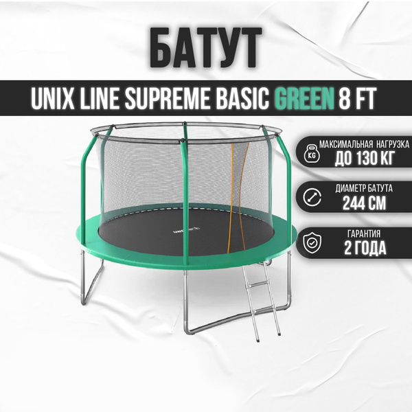 Батут каркасный UNIX Line SUPREME BASIC - купить по выгодной цене в ...