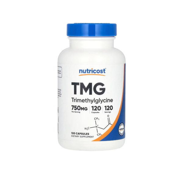 Nutricost TMG (ТМГ), триметилглицин, 750 мг, 120 капсул - купить с ...