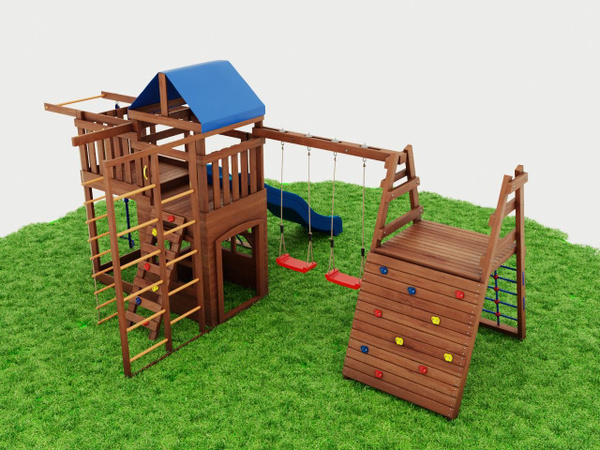 Детская площадка для улицы и дачи Timber Fort A21. Детская игровая ...