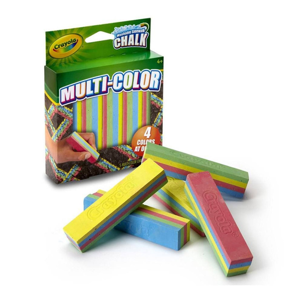 Мел для асфальта Crayola многоцветный, 5 цветов (1426333) - купить с ...
