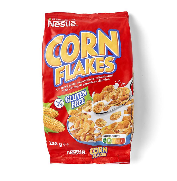 Хлопья Corn flakes кукурузные, Nestle, 250 г, Польша - купить с ...