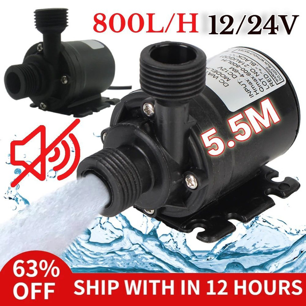 DC 12V бесщеточный мотор для водяного насоса бесколлекторный погружной ...