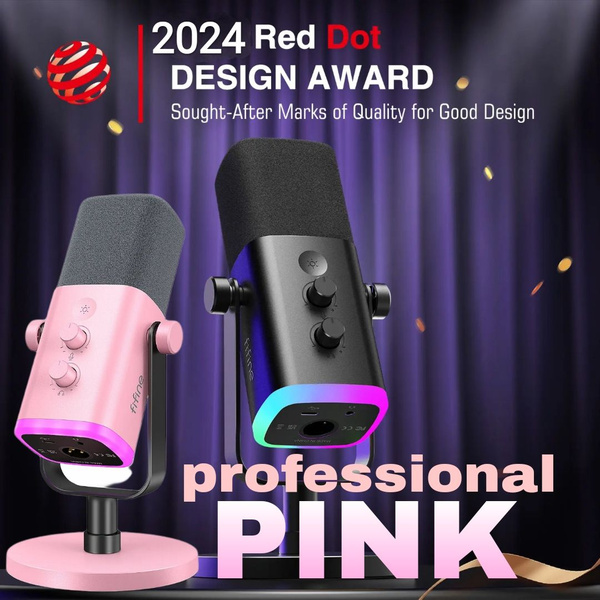 Микрофон универсальный Fifine АМ8 pink - купить по выгодной цене в ...