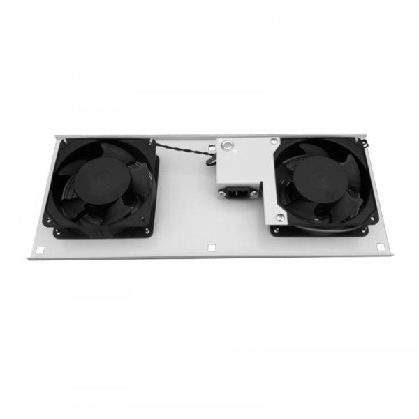 Вентиляторный модуль потолочный для шкафов Cabeus TRAY-FAN2 2 ...